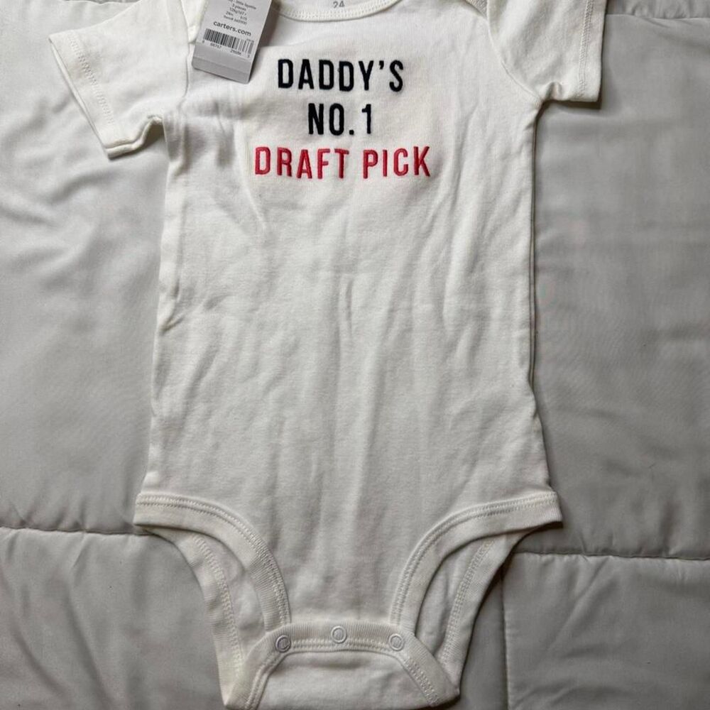 Carter-s White Sleepsuits-babygrows